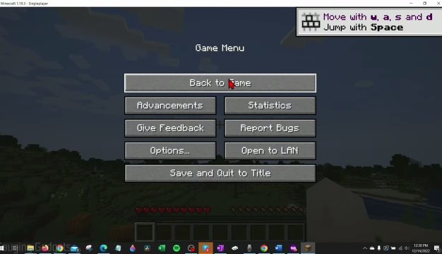 Playing Minecraft Game On PC Screen Shot 